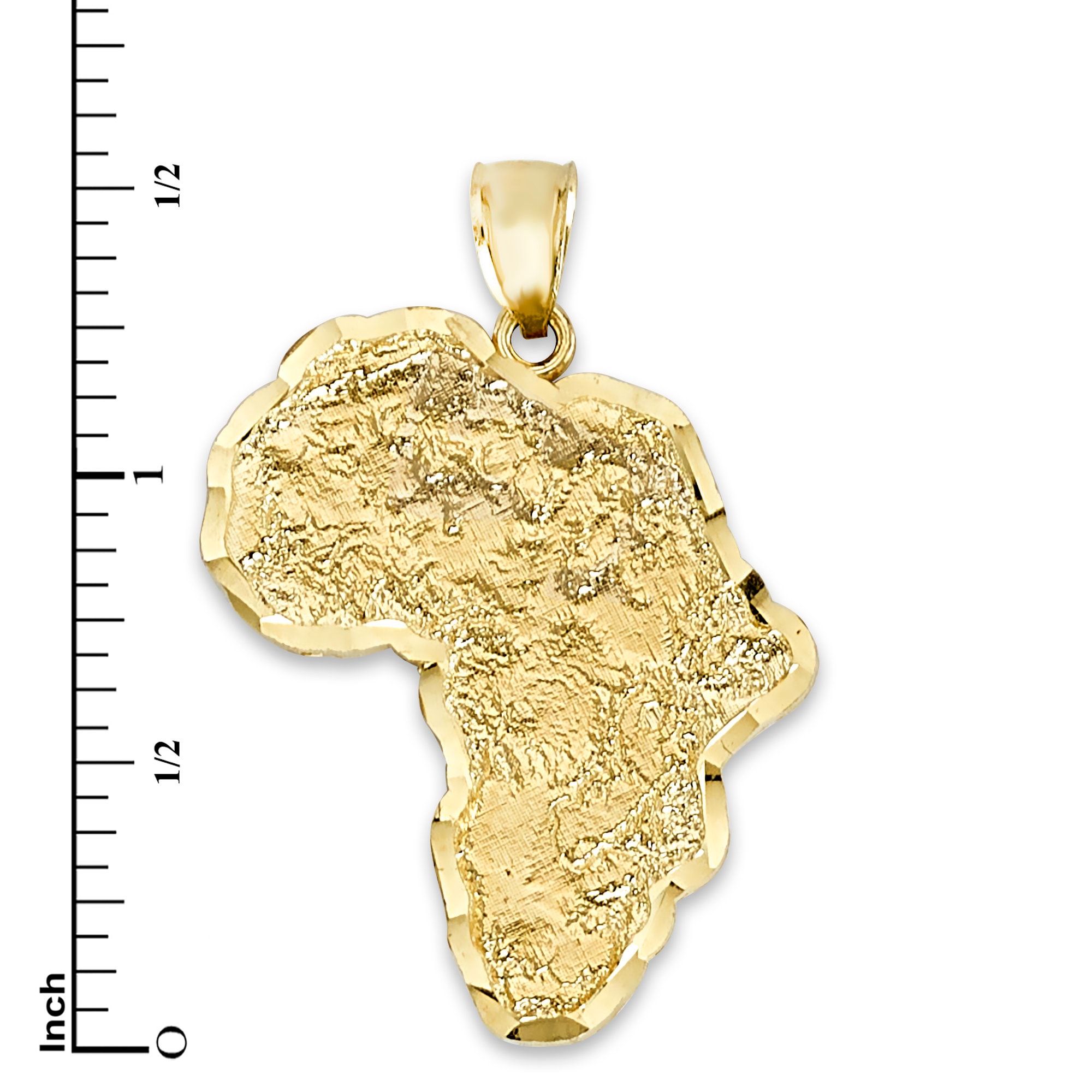 Real gold africa pendant deals