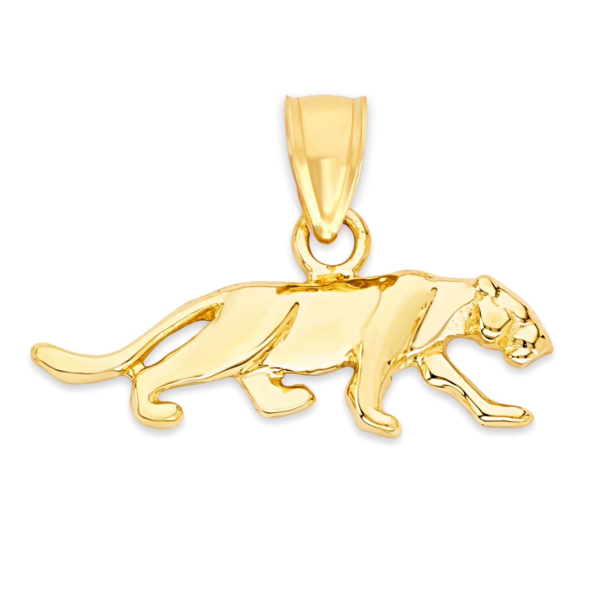 Gold panther pendant discount