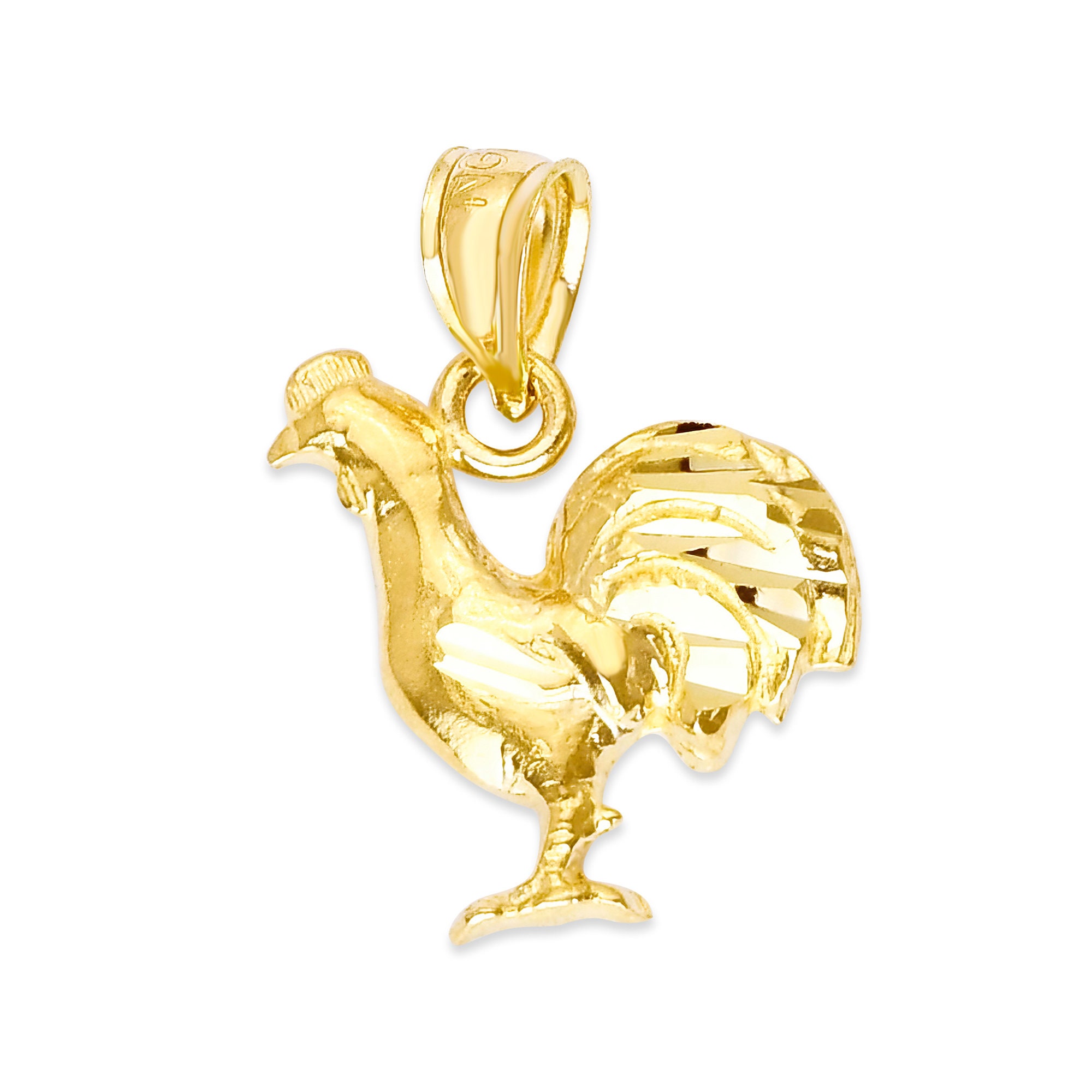 10k Solid Gold Year of the Rooster 