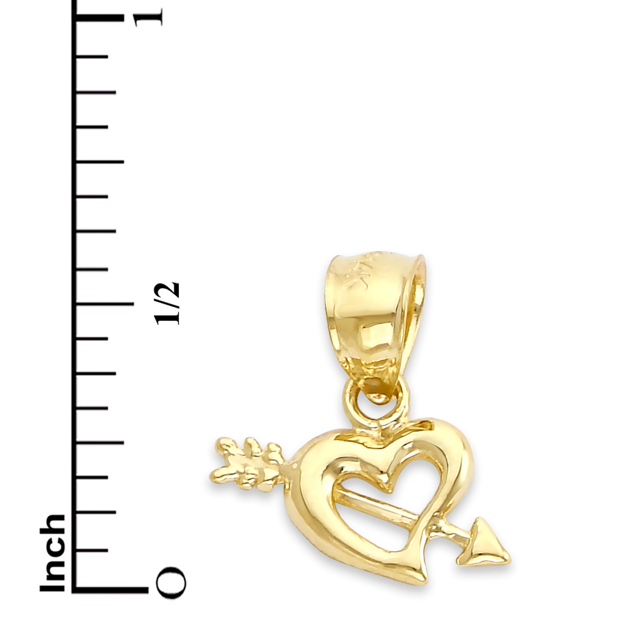 アクセサリー zonic17ss GoldHeart and Arrow Pendant アクセサリー