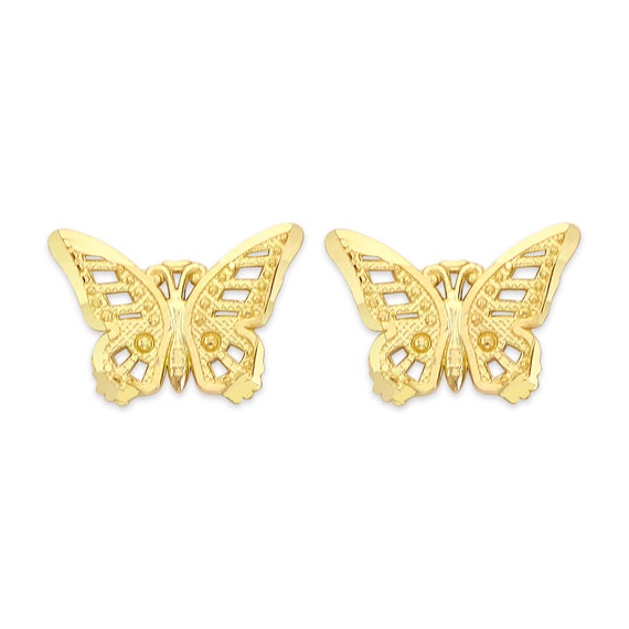 10K Diamond Butterfly Earrings | Fernbaugh's Jewelers