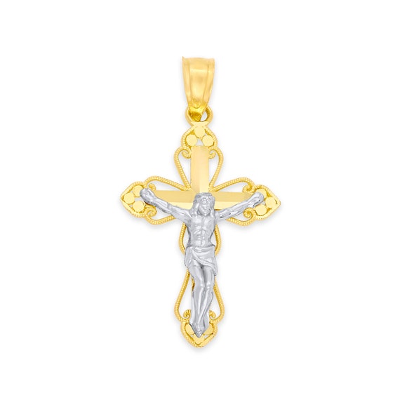 10k cross pendant deals