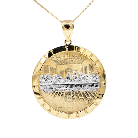 Last Supper Necklace Medallion - Etsy 
