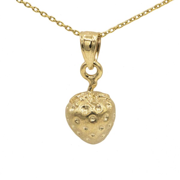 Gold Strawberry Etsy