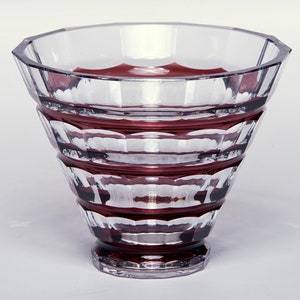 Val Saint Lambert Art Deco Cone Form Vase [8894]