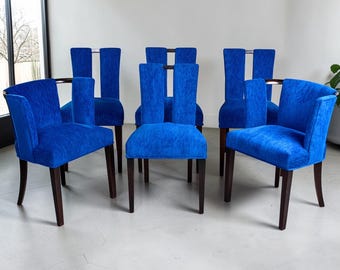 Vintage Richardson Brothers Company oak dining chairs set of 4