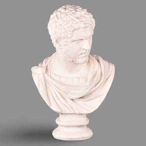 Vintage Plaster Roman Bust of Marcus Cicero [11483]