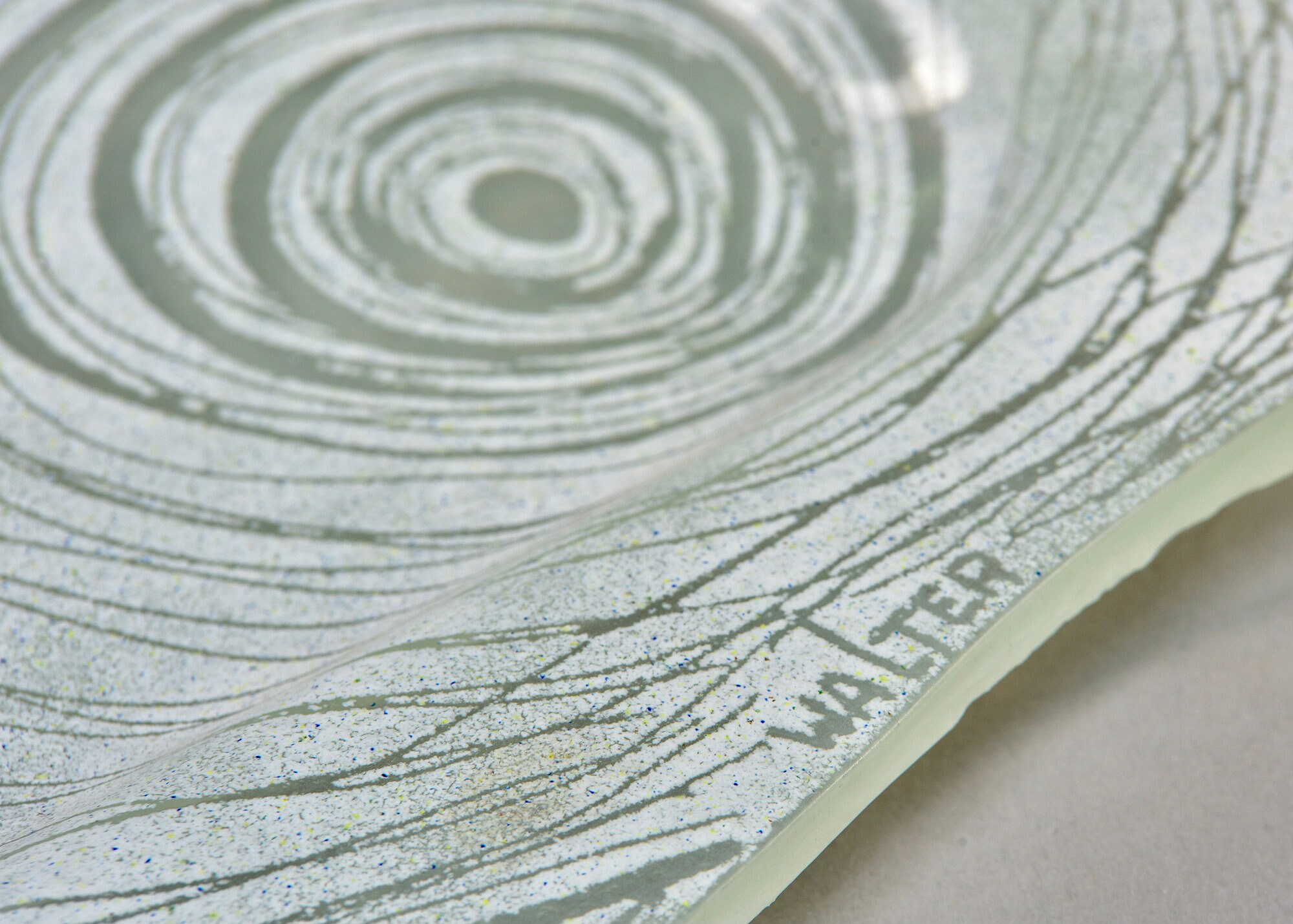 Extra Large Mid Century Edwin Walter Glass Fish Platter [10305] - Etsy