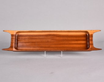 Mid Century Sculptural Teak Tray by Anri Form of Italy [11516]