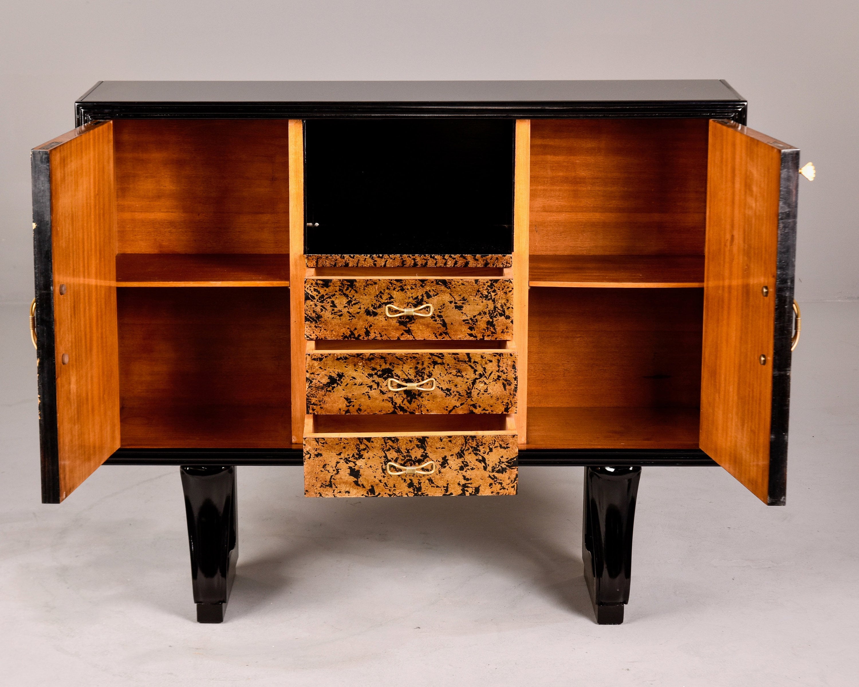 Art Deco ebonised 収納キャビネット Art Deco ebonised 収納キャビネット