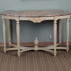 Large 19th Century French Painted Console or Entry Table [4188]
