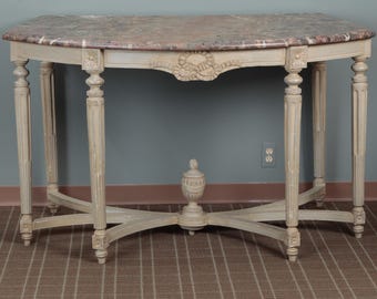 Grande console ou table d'entrée peinte, France, 19e siècle [4188]