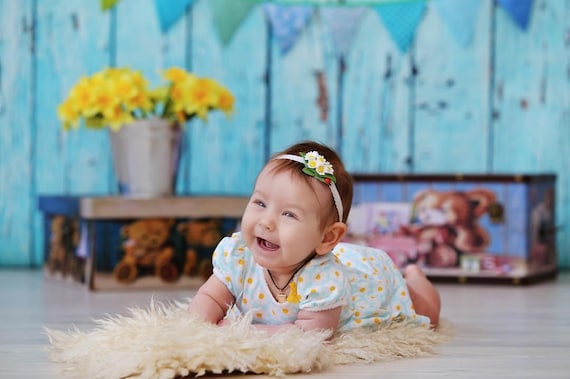 daisy baby headband