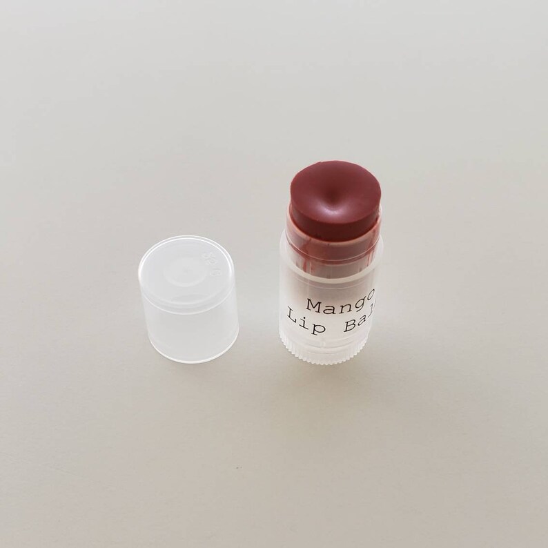 SAMPLE Mango Lip Balm Lip Gloss Tinted Lip Balm Peach Etsy