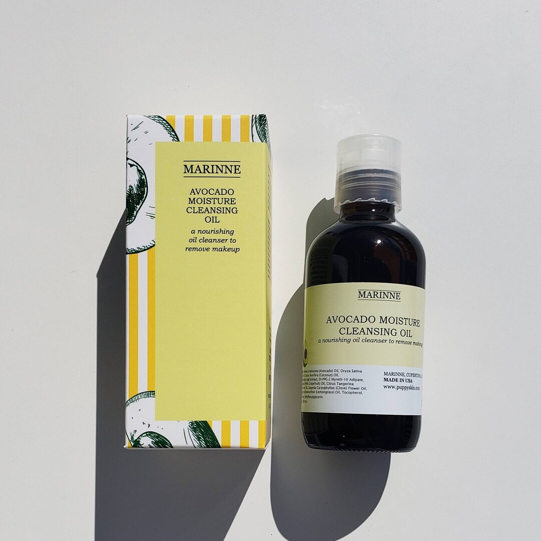Avocado Moisture Cleansing Oil Facial Oil Cleanser, Makeup Remover Etsy