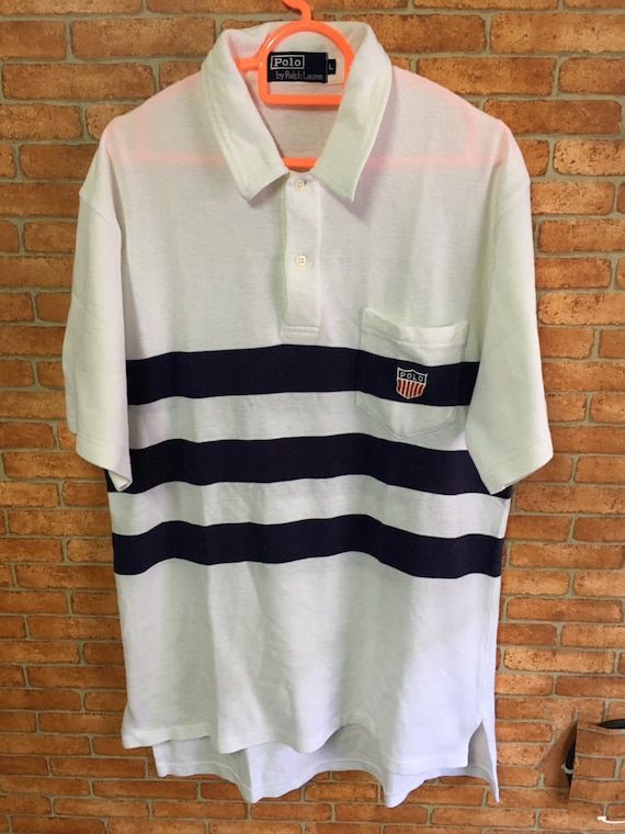 Vintage Polo Ralph Lauren K Swiss Small Logo Rugby