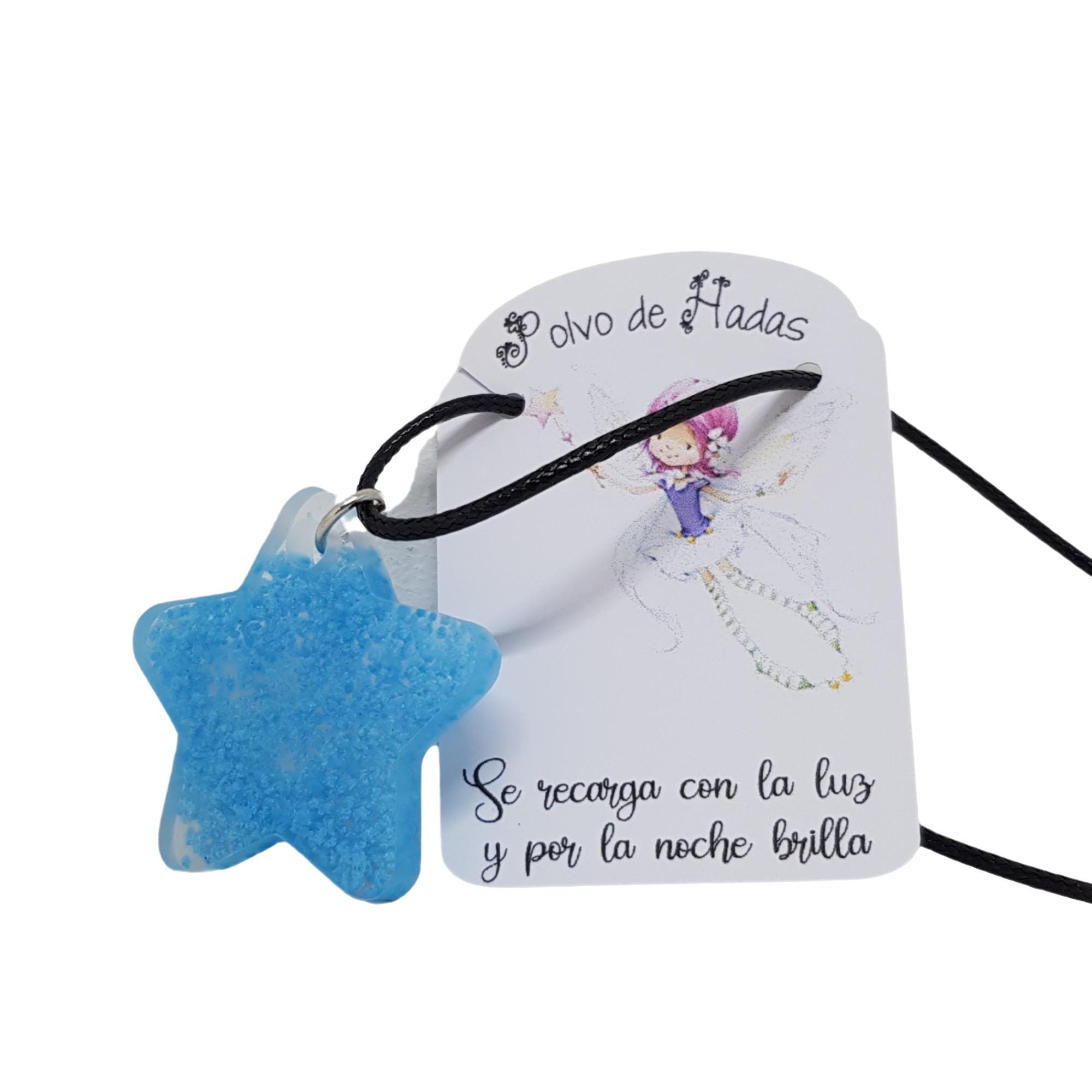 Polvo de hadas, colgante estrella que BRILLA en la oscuridad, colgante  infantil, collar de la amistad, fotoluminiscente, brillo, mágico, - Etsy  México, image size:2000x2000