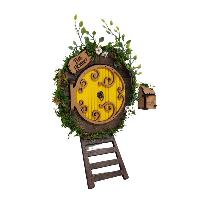 Hobbit Ladder Example Hobbit Door,yellow, Samwise Gamgee, Fantasy, Wooden, Shire, Fandom ...