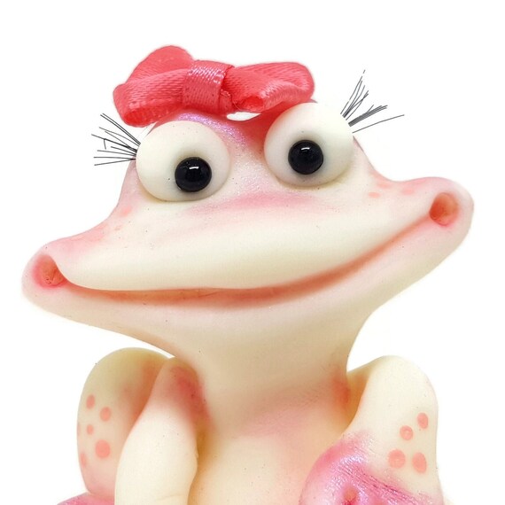 Figurine Crapaud Frog-ally Lucky - Porcelaine Argentée, Décoration Originale Franciful Frogs