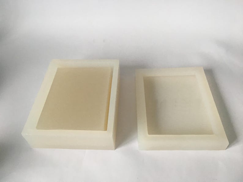 Silicone mold Box with lid. Tray Storage Box Jewelry Box Etsy