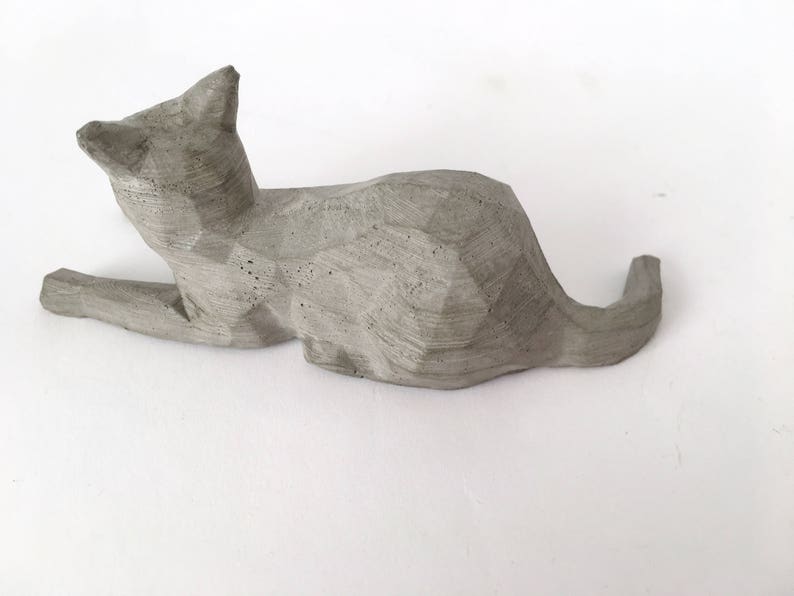 Silicone Mold cat mould concrete plaster decor statue Etsy