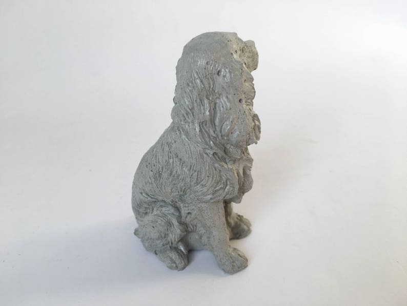 Silicone Mold Cocker Spaniel dog mould concrete plaster decor statue sculpture french home decor desk
