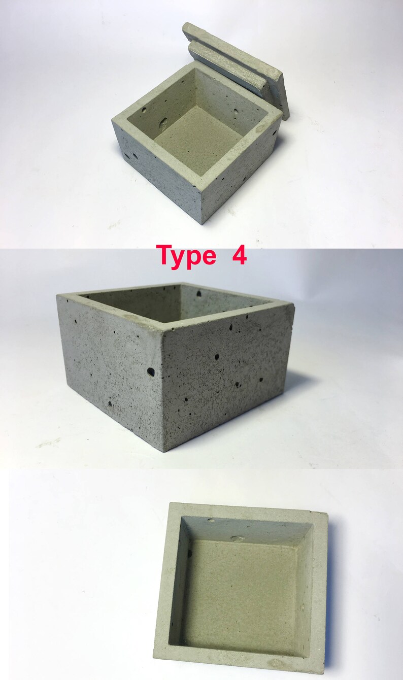 Silicone mold Box with lid. Tray Storage Box Jewelry Box Etsy