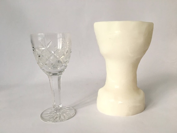 3d Wine Glass Silicone Mold Mould Isomalt Sugar Chocolate Cake Etsy