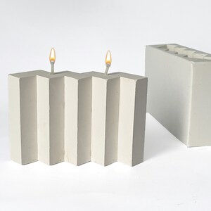 Plateau de moule en silicone « Escaliers » Chandelier de moule de bougie