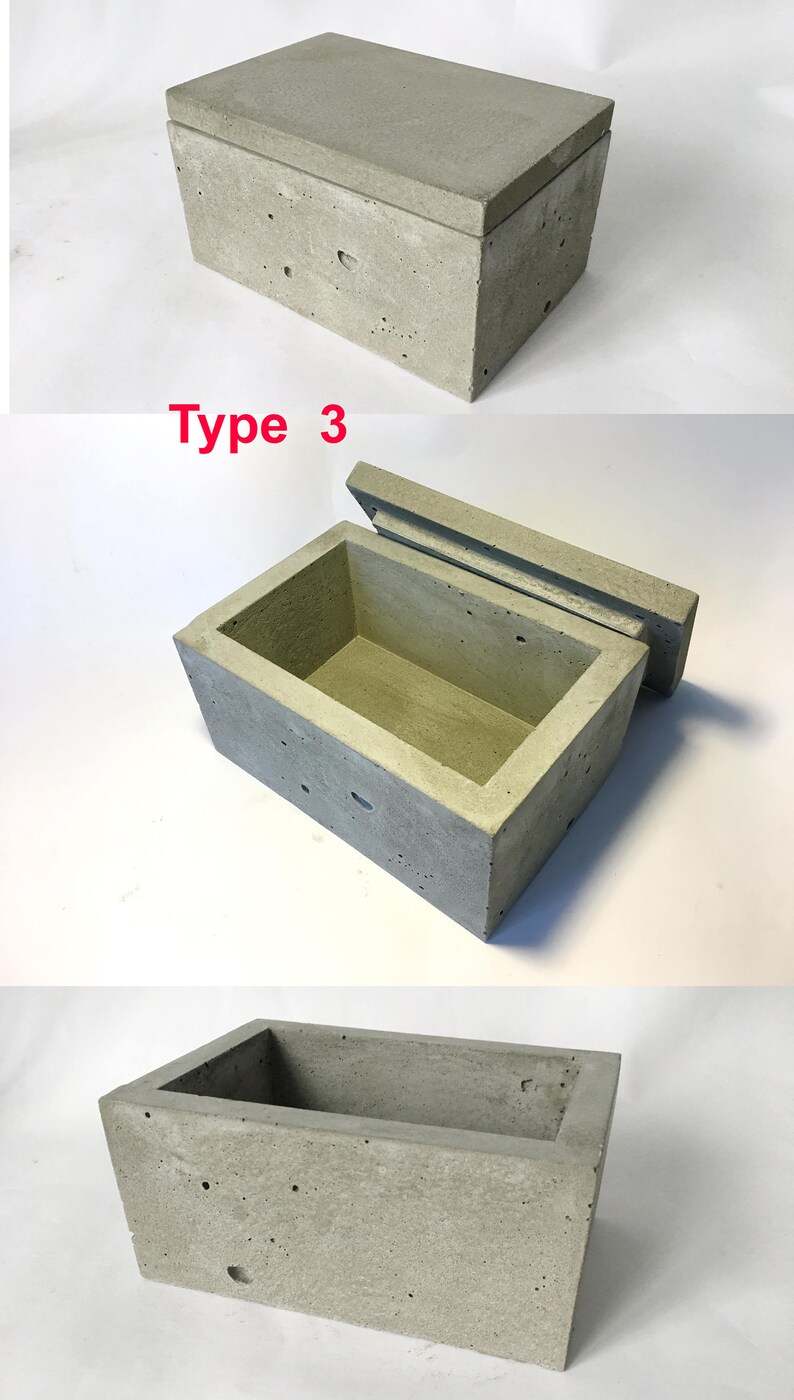 Silicone mold Box with lid. Tray Storage Box Jewelry Box Etsy