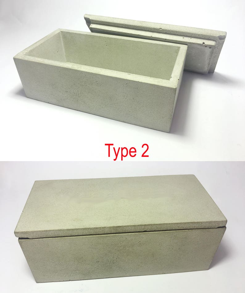 Silicone mold Box with lid. Tray Storage Box Jewelry Box Etsy