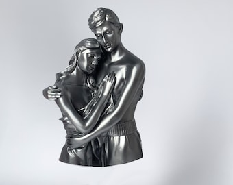 Silikonform Paar verliebt, KerzenständerForm dekorieren Wohndekor Schreibtisch Statue Skulptur