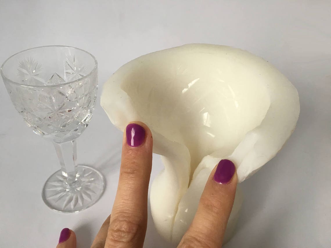 3D Wine Glass Silicone Mold Mould Isomalt Sugar Chocolate Cake Etsy