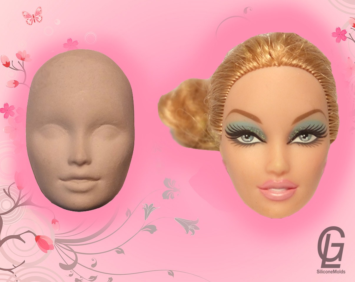 Two-dimensional Anime Face Doll DIY Makeup Doll Head Beautiful