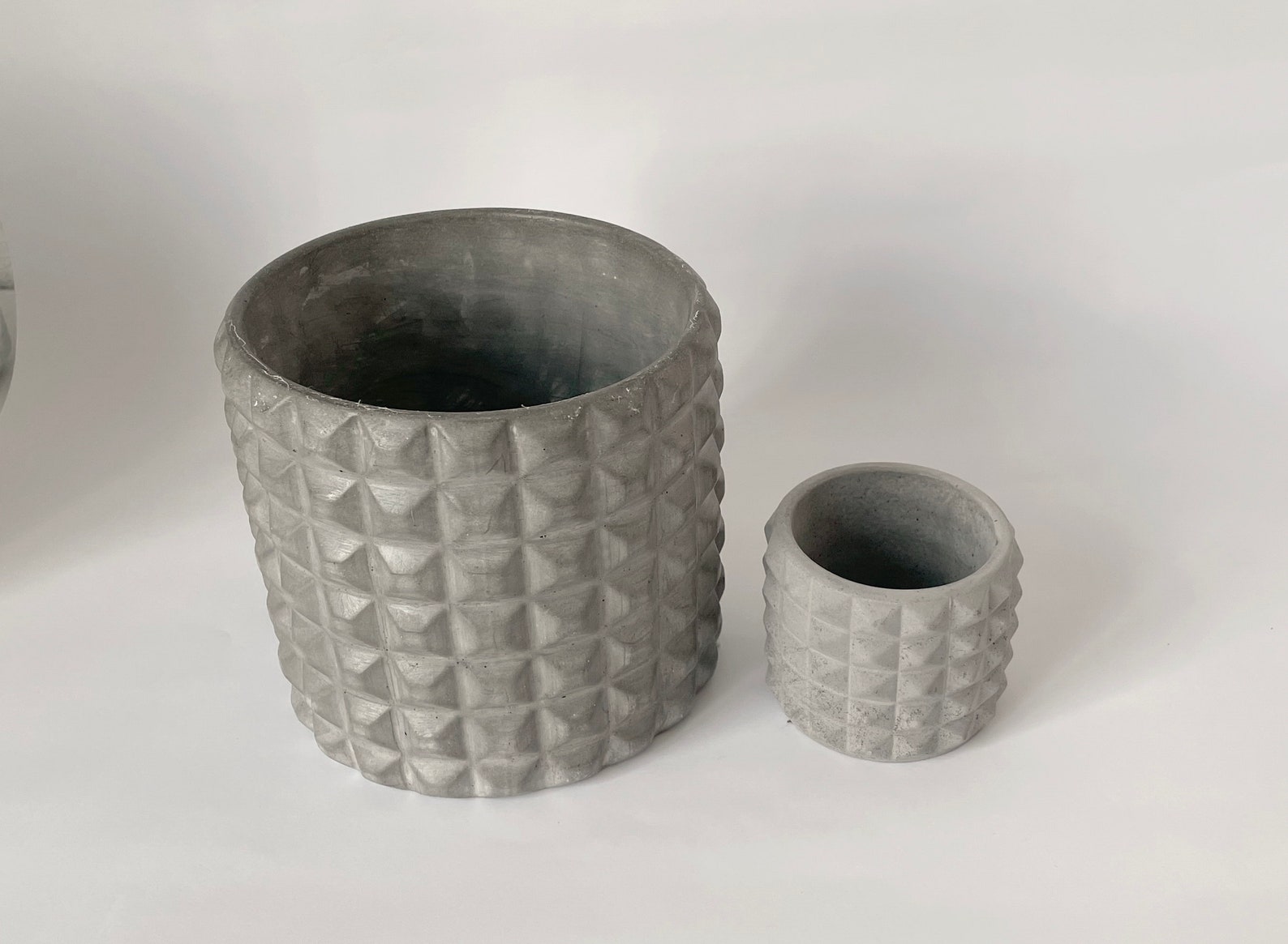 Silicone Mold Planter Faceted a Xlarge Vase Etsy