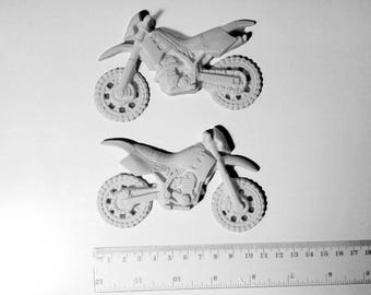 Silicone Mold Motorcycle Bike2 mould rocking fondant chocolate cake decorating fimo