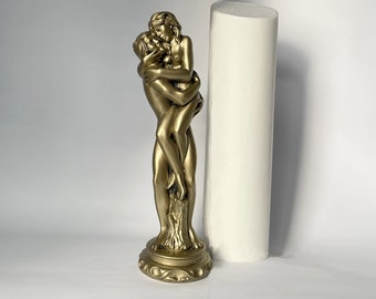 Silikonform verliebtes Paar, Kerzenständerform dekorieren Schreibtischstatue Skulptur