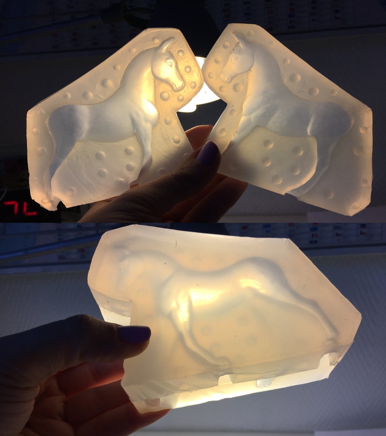 3D Horse silicone Mold mould fondant chocolate cake