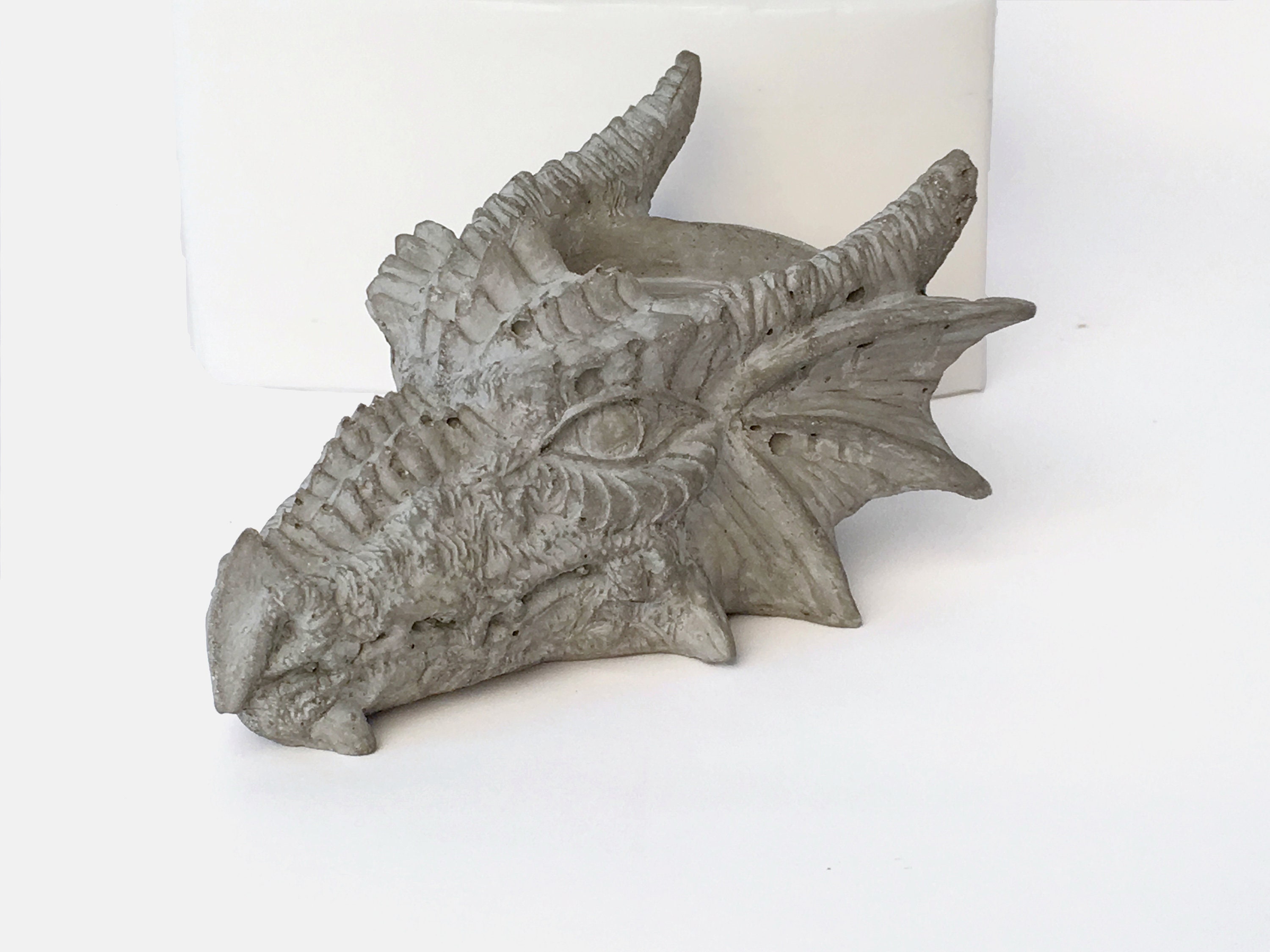 Ceramics & Pottery Dragon head silicone mold for resin dragon epoxy