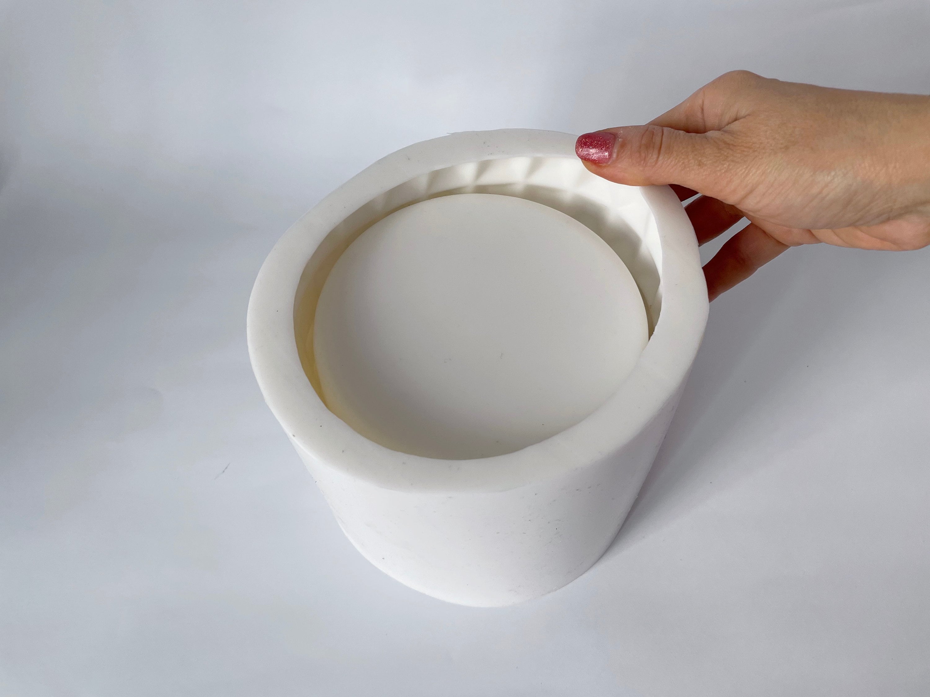 Silicone Mold Planter Faceted A XLarge vase Etsy