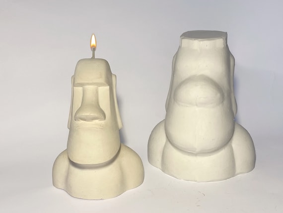 Moai Men Candle