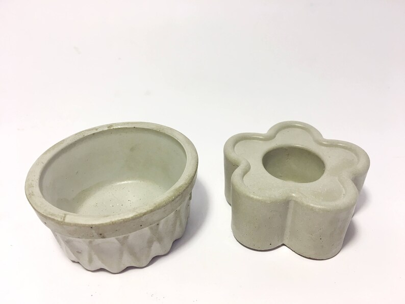 Silicone Mold candle holder Geometric mould concrete plaster Etsy