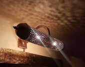 Wall Sconce, Brass wall light, Handmade Hammered Brass, Wall Decor lighting,