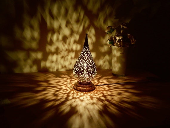 Moroccan Design Table lamp Moroccan Treasures with beautiful Pattern Light Bohemian Home Decor Modern Lighting a Designer Decor