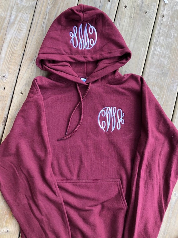 etsy monogram sweatshirt