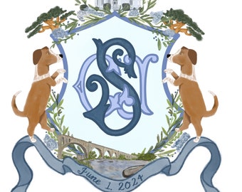 Personalized Wedding Crest