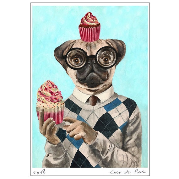 cupcake pug