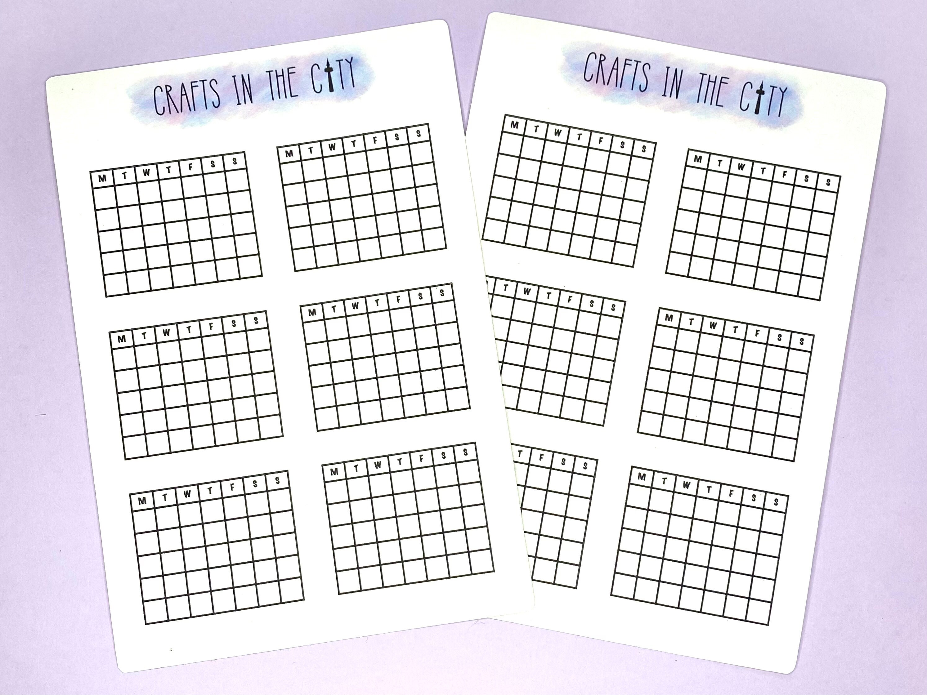 Habit Tracker Stickers Bujo Stickers Planner Stickers Monthly Planning ...