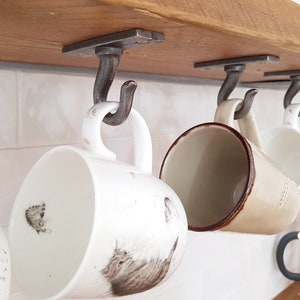 Rustic cup hooks hot sale