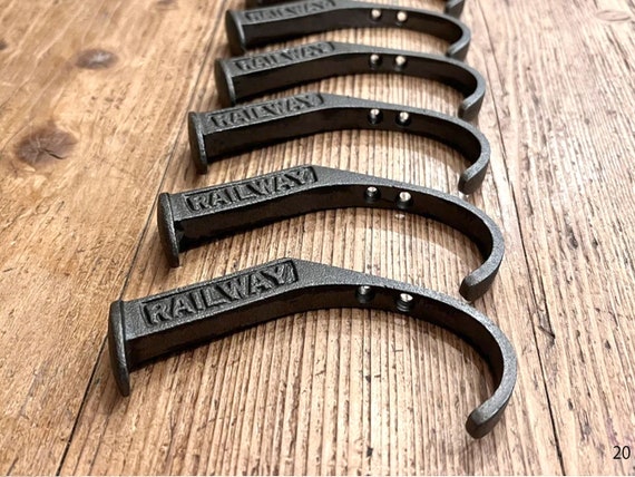 Coat Hat Hook Railway Peg Iron Sleeper Wall Hooks Antique Style Coat Hook  Coat Hanger Train Hook Gifts Coat Hooks Wall Mount 